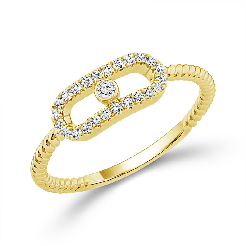 Diamond Fashion Ring 0.16 ct tw 10k Yellow Gold-RF3174A78Y0