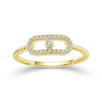 Diamond Fashion Ring 0.16 ct tw 10k Yellow Gold-RF3174A78Y0