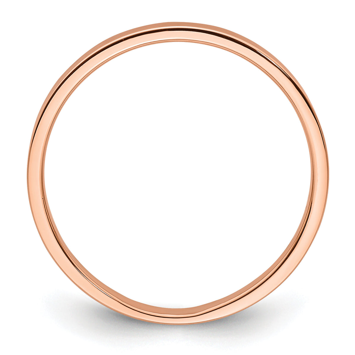 14k Rose Gold 2mm LTW Flat Band-RFLL020
