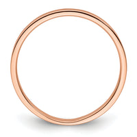 14k Rose Gold 2mm LTW Flat Band-RFLL020