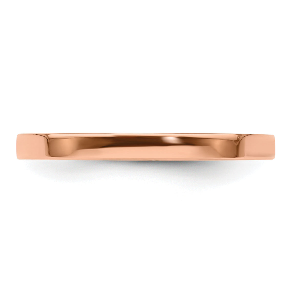 14k Rose Gold 2mm LTW Flat Band-RFLL020