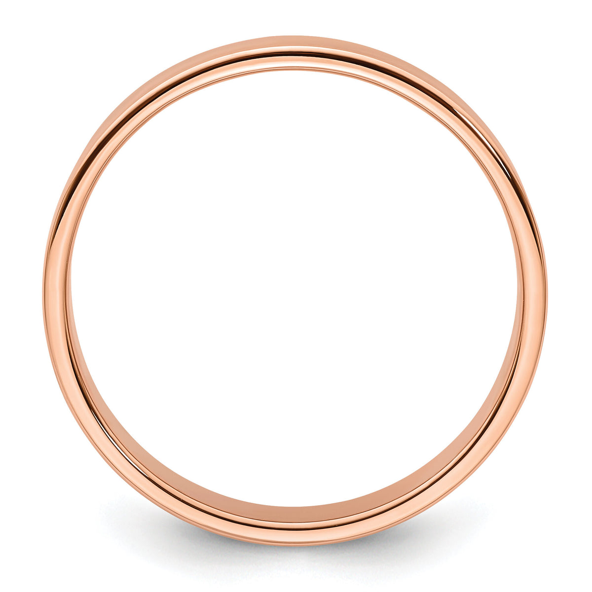 14k Rose Gold 5mm LTW Flat Band-RFLL050