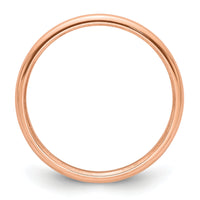 14k Rose Gold 2mm Half-Round Band-RHR020