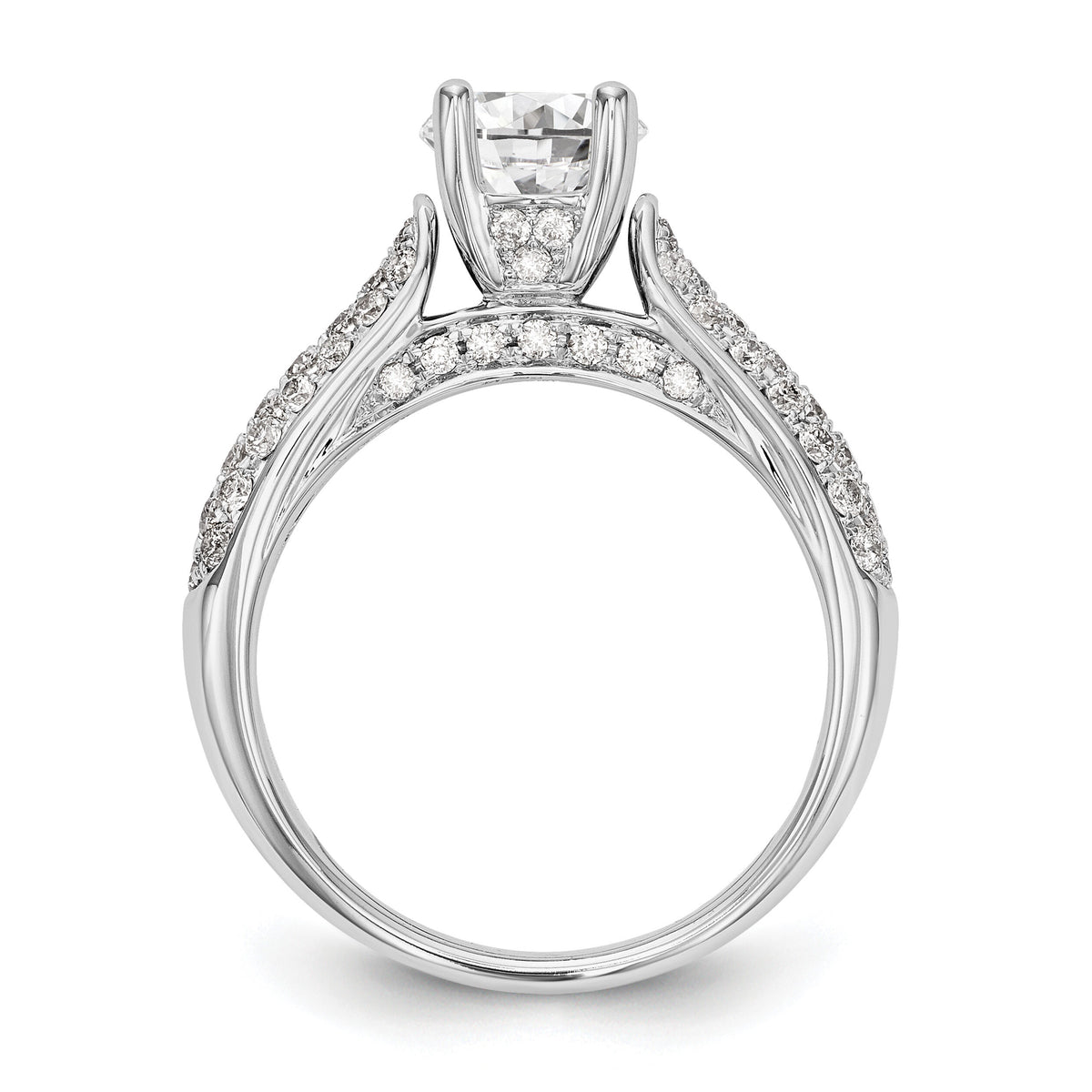 14kw Lab Grown Diamond VS/SI+ G+ Semi-Mount Engagement Ring-RM2736E
