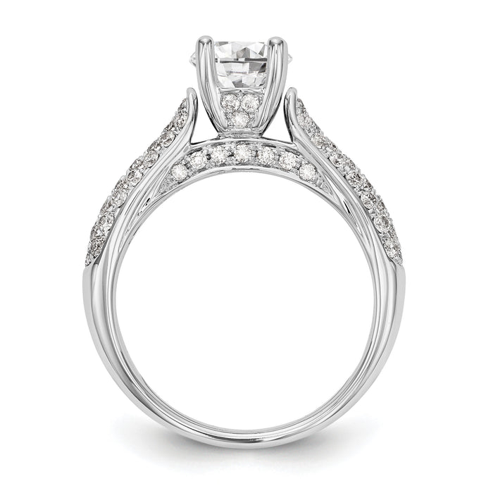 14kw Lab Grown Diamond VS/SI+ G+ Semi-Mount Engagement Ring-RM2736E