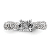 14kw Lab Grown Diamond VS/SI+ G+ Semi-Mount Engagement Ring-RM2736E