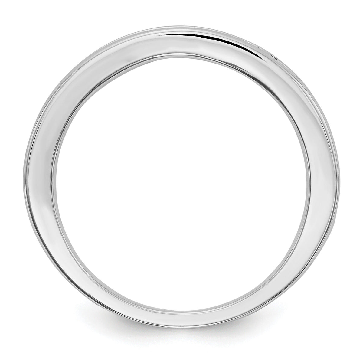 14k White Gold Sapphire Band-RM3453B