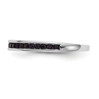 14k White Gold Sapphire Band-RM3453B