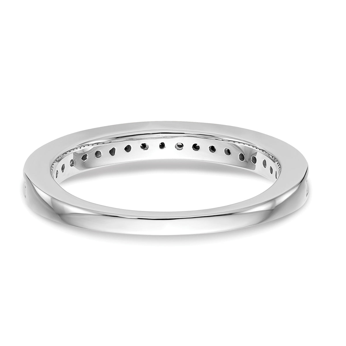 14k White Gold Sapphire Band-RM3453B