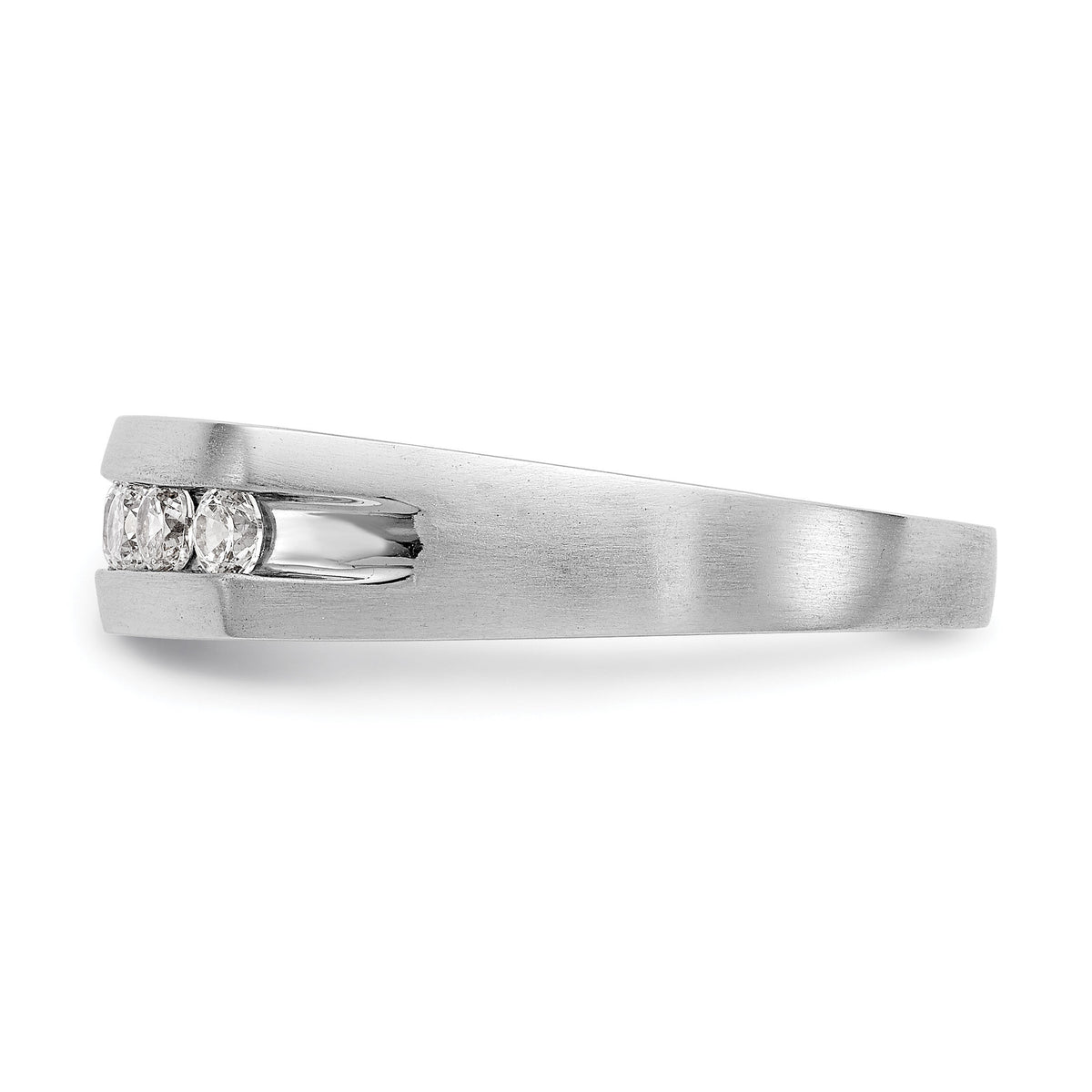 14K White Gold Men's Band Mounting-RM3462B