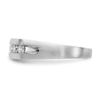 14K White Gold Men's Band Mounting-RM3462B