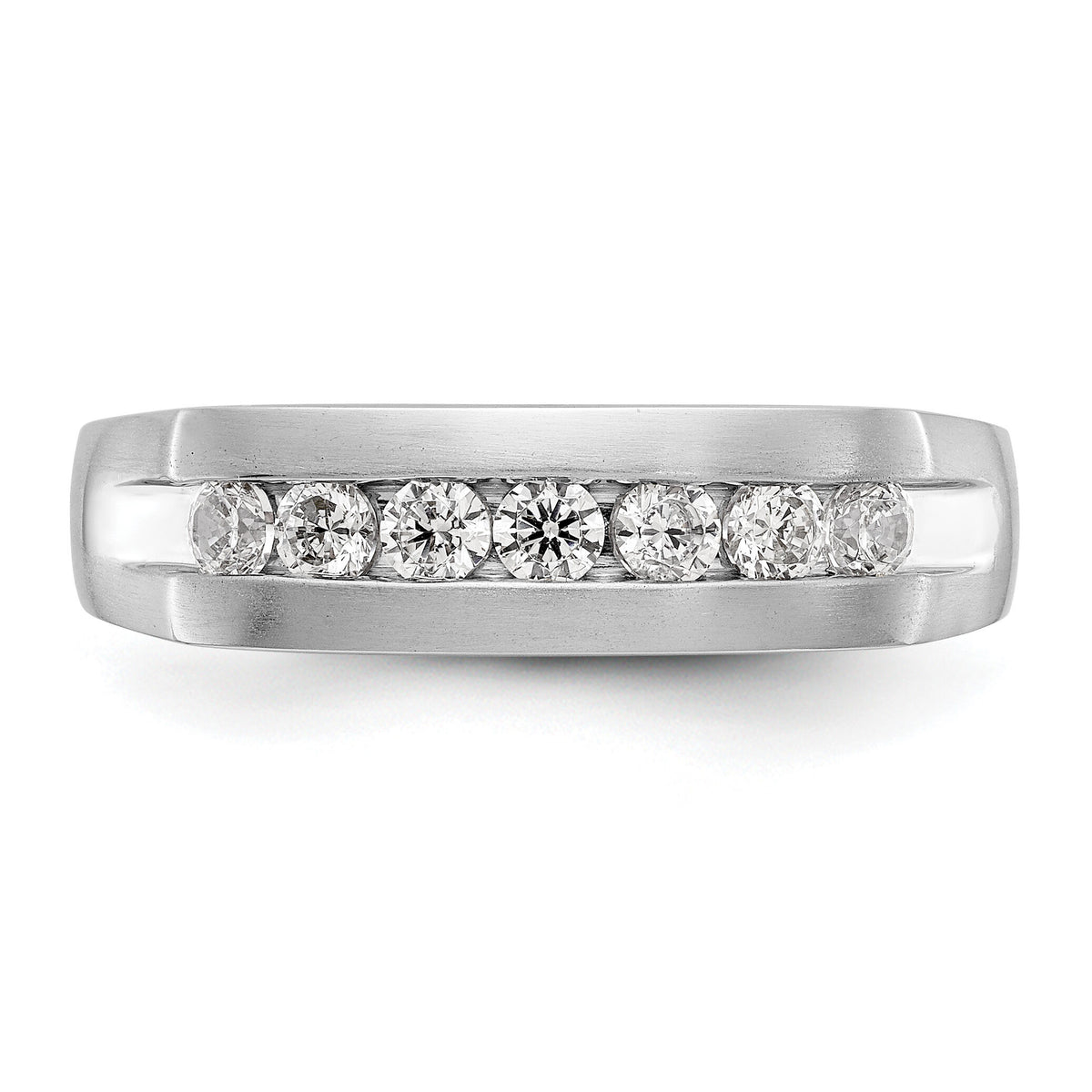 14K White Gold Men's Band Mounting-RM3462B