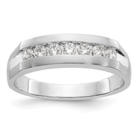 14K White Gold Men's Band Mounting-RM3462B