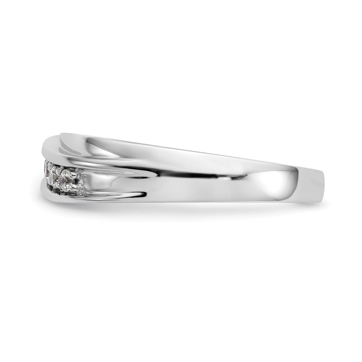 14K White Gold Men's Band Mounting-RM3468B