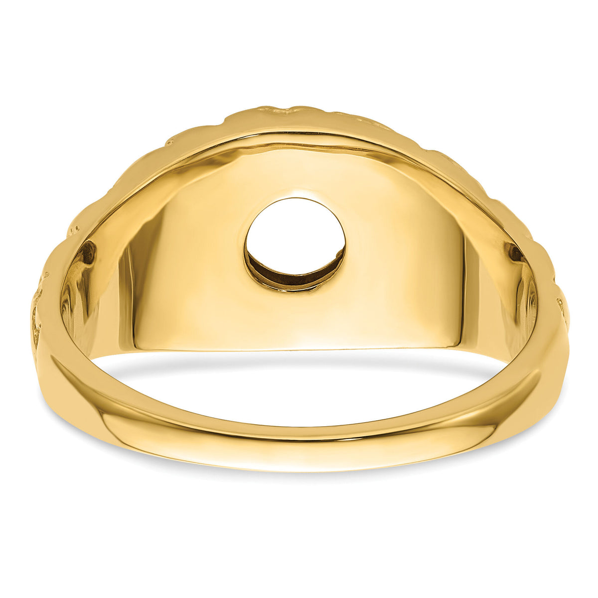 14k 7/8 ct Center Men's Ring Mounting-RM3487B
