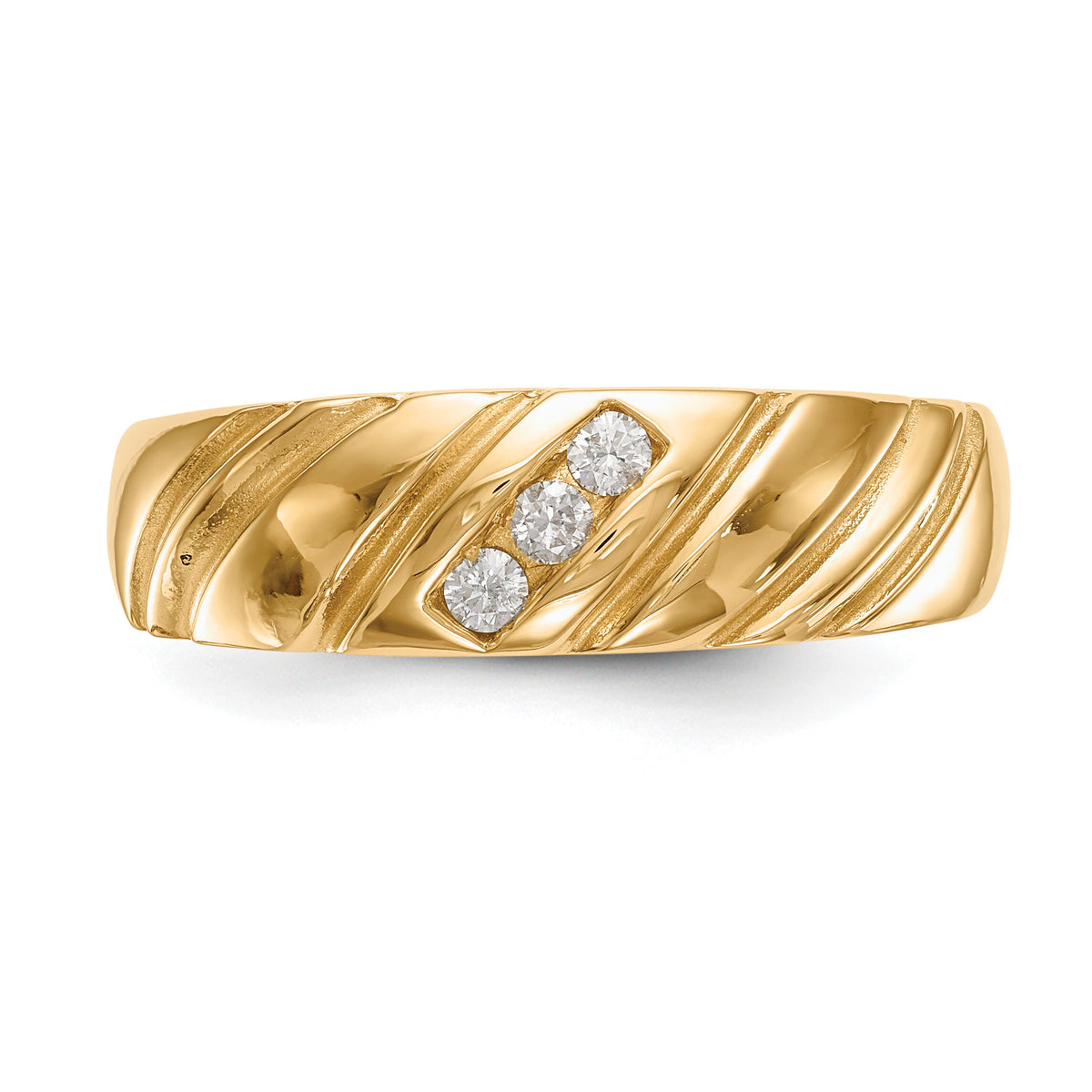 14K Diamond Men's Band-RM3501B