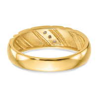 14K Diamond Men's Band-RM3501B