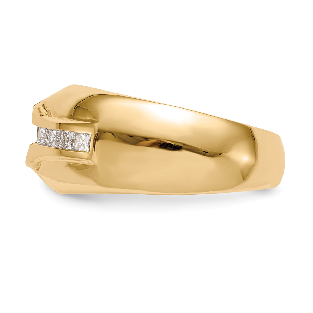 14K Men's Semi Mount Band Mounting-RM3502B