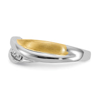 14k Two-tone Diamond Men's Ring-RM3674B