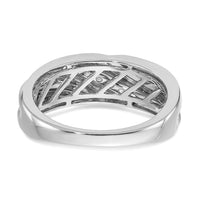 14k Two-tone Diamond Men's Ring, SATIN: UP&DOWN-RM3680B