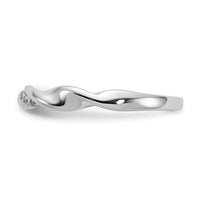 14k White Gold Diamond Fancy Twist Ring-RM3706