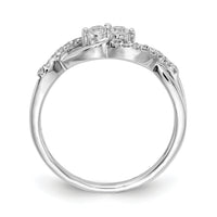 14k White Gold Diamond Fancy Ring-RM3840