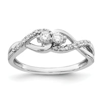 14k White Gold Diamond Fancy Ring-RM3840