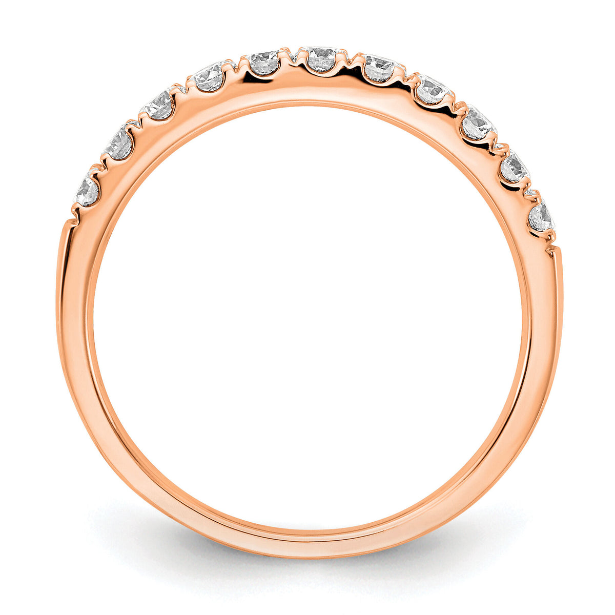 14kr TRUE ORIGIN Lab Grown Diamond VS+ F+ 1/2ct Wedding Band-RM4227B