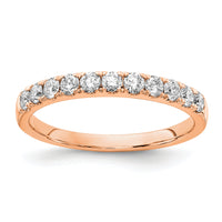 14kr TRUE ORIGIN Lab Grown Diamond VS+ F+ 1/2ct Wedding Band-RM4227B
