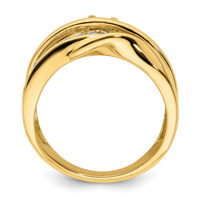 14k Fancy Diamond Ring-RM4248