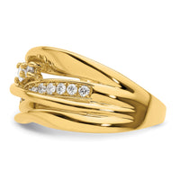 14k Fancy Diamond Ring-RM4248