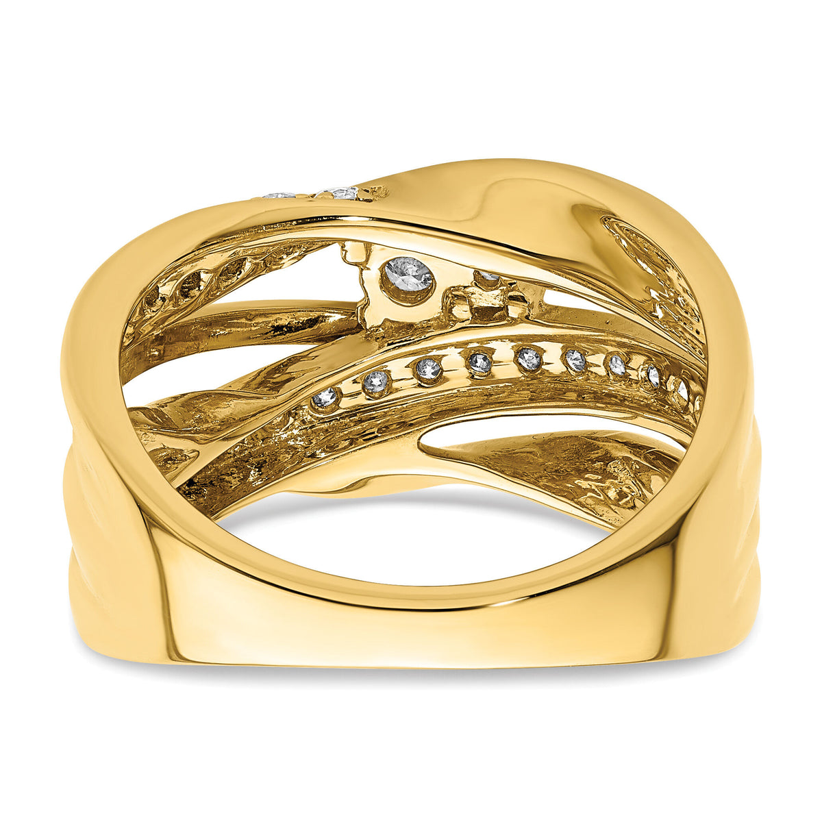 14k Fancy Diamond Ring-RM4248