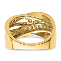 14k Fancy Diamond Ring-RM4248
