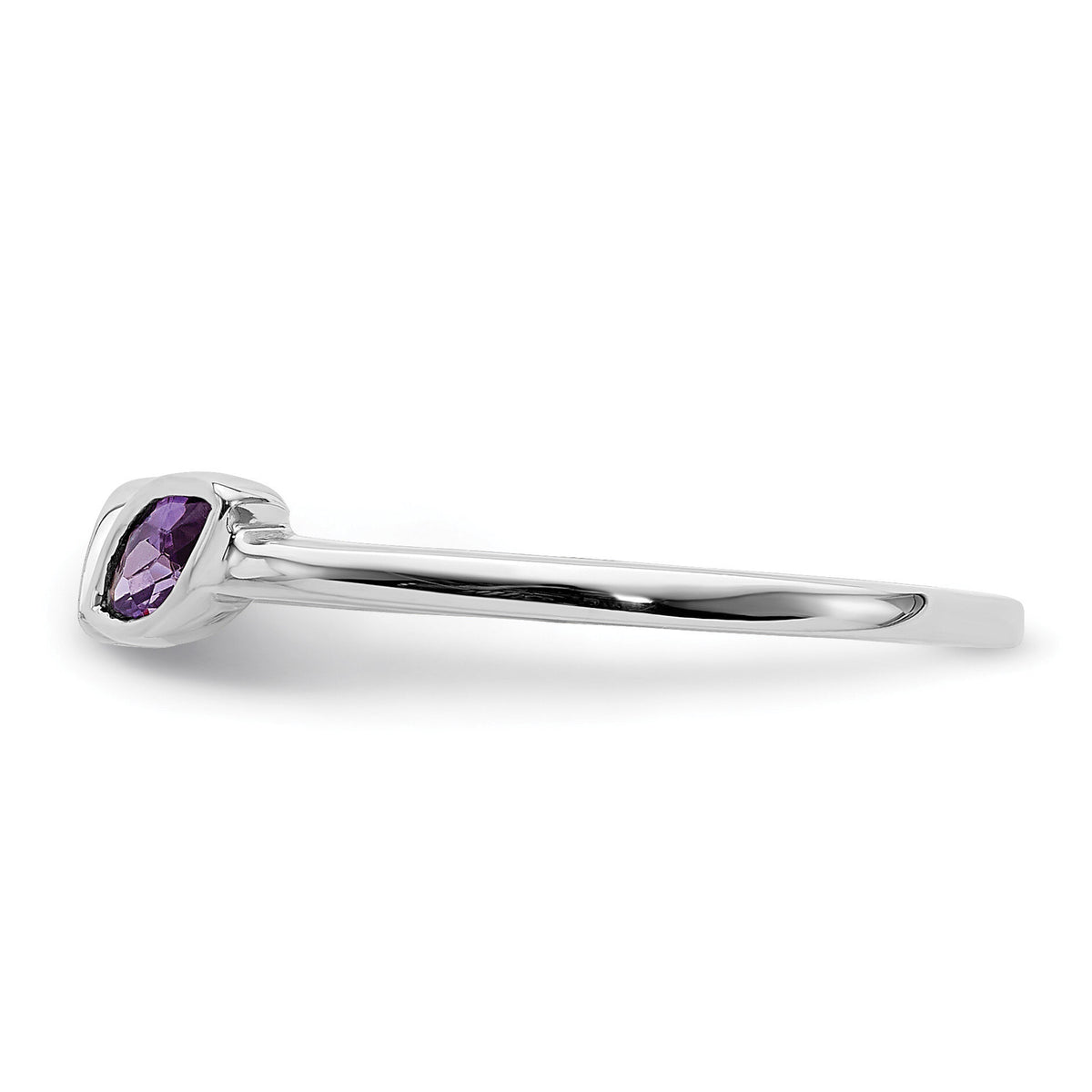 14k White Gold Marquise Amethyst and Citrine Ring-RM4296
