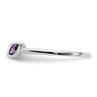 14k White Gold Marquise Amethyst and Citrine Ring-RM4296