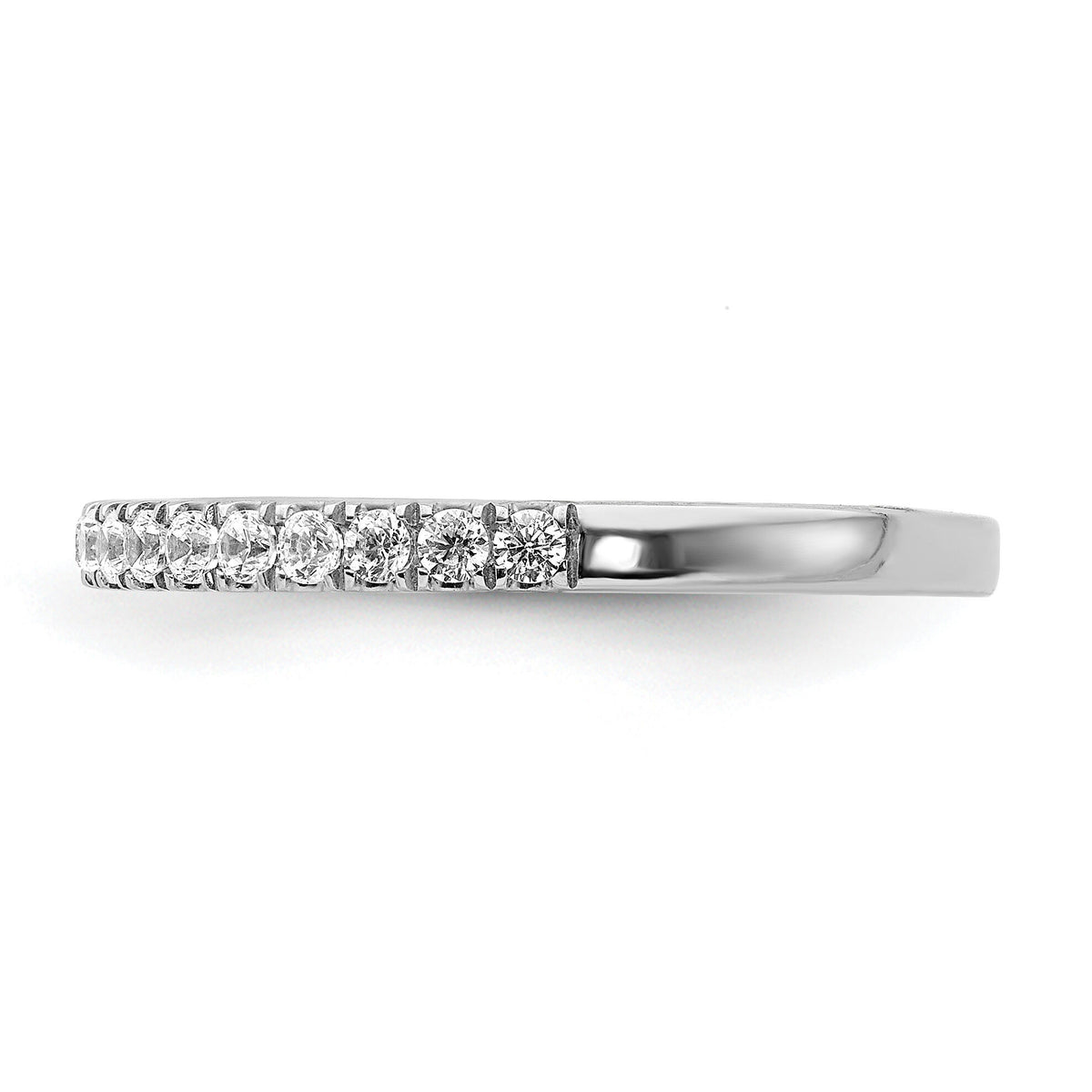 14k White Gold Diamond Band-RM4298