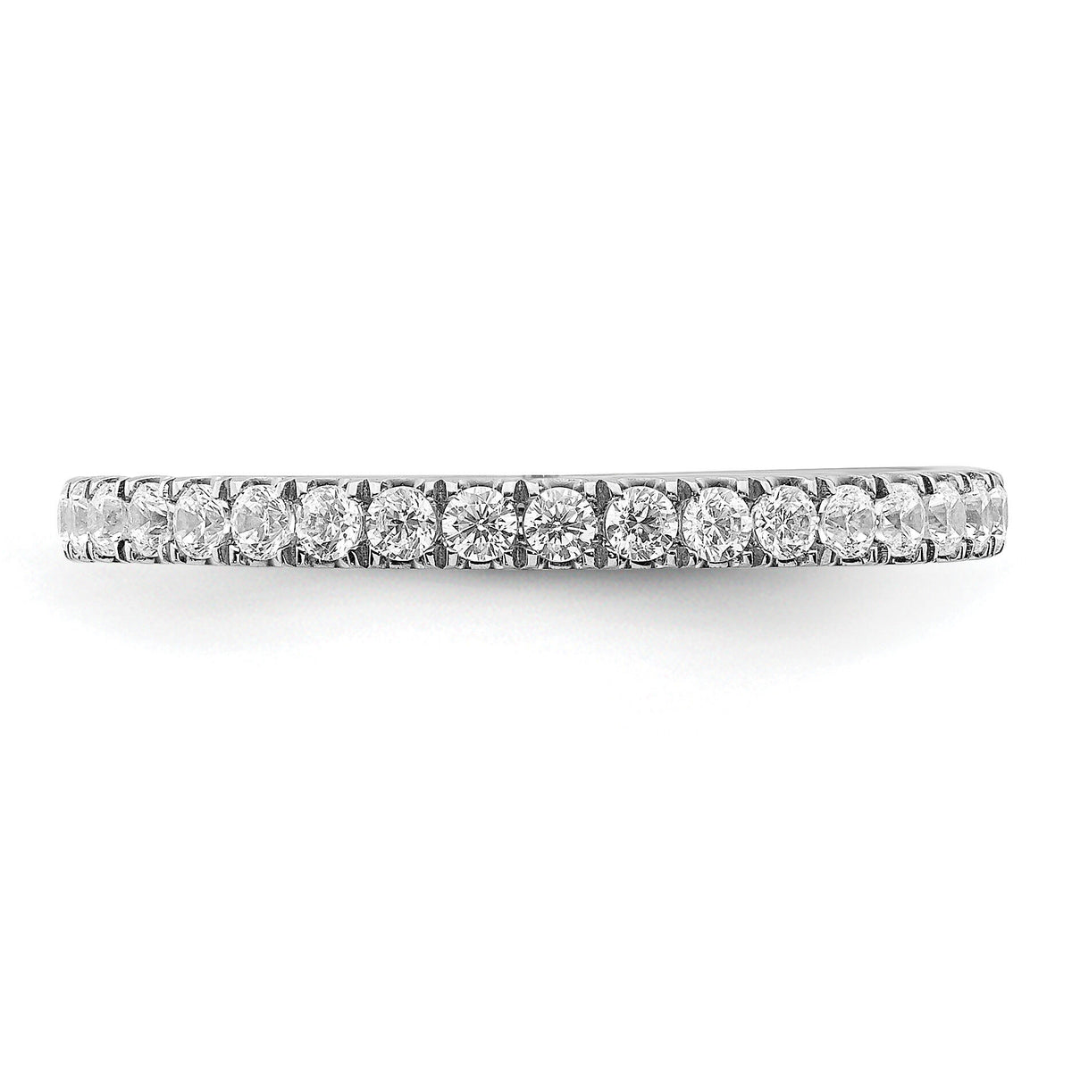 14k White Gold Diamond Band-RM4298