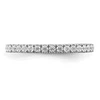 14k White Gold Diamond Band-RM4298
