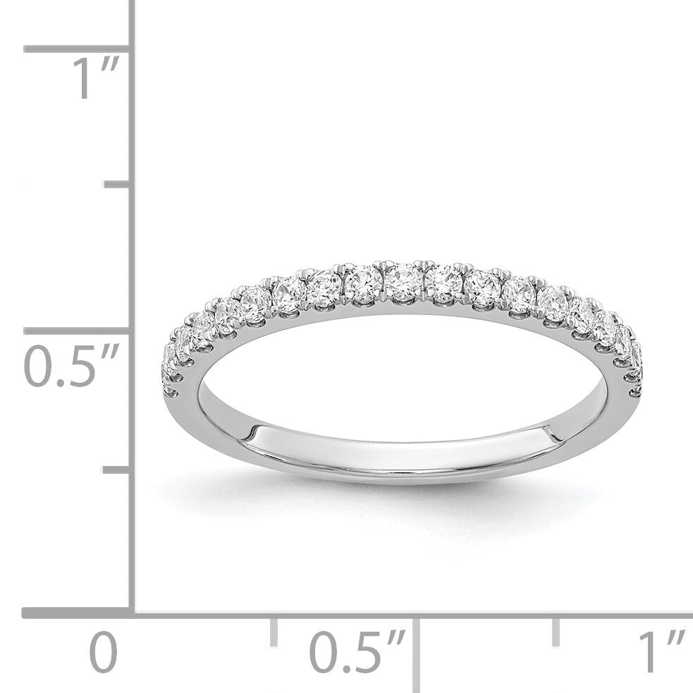 14k White Gold Diamond Band-RM4298