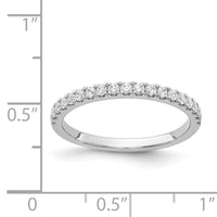 14k White Gold Diamond Band-RM4298