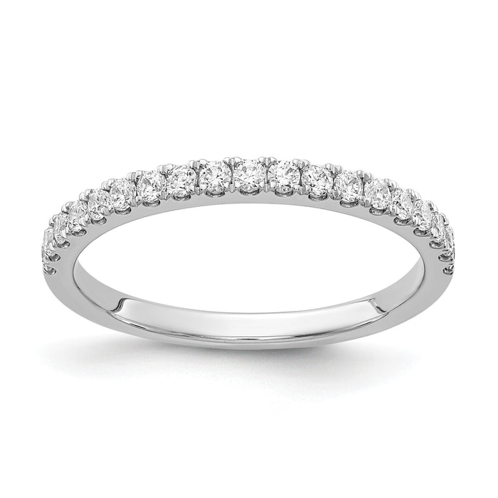 14k White Gold Diamond Band-RM4298