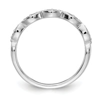 14k White Gold Fancy Diamond Band-RM4305