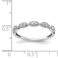 14k White Gold Fancy Diamond Band-RM4305
