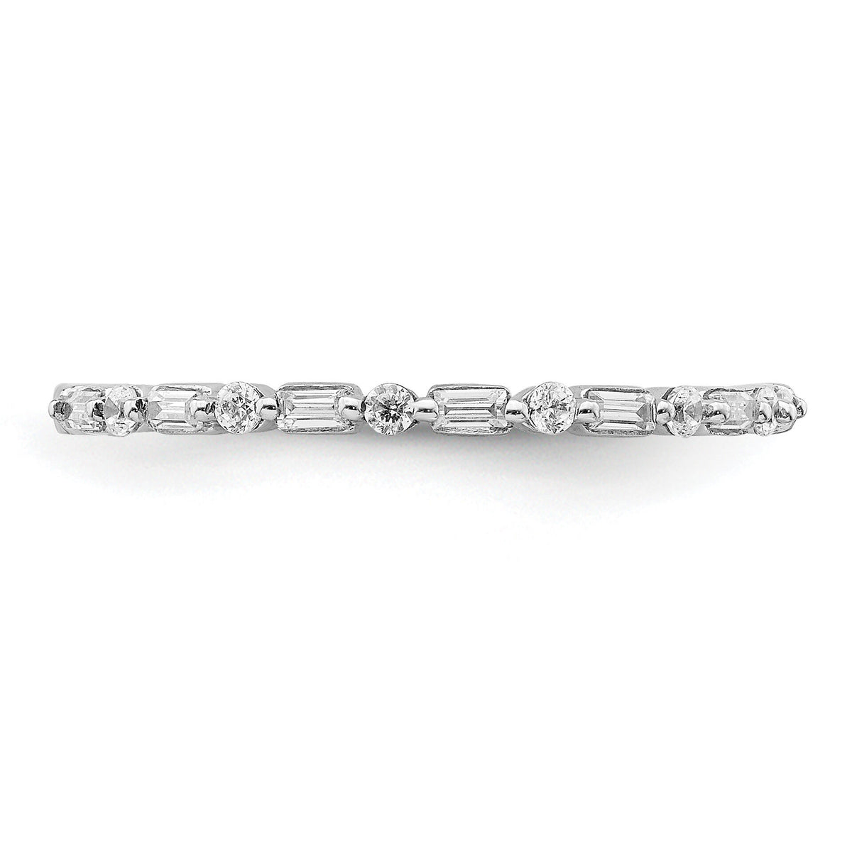 14k White Gold Fancy Diamond Band-RM4308