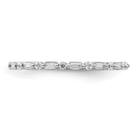 14k White Gold Fancy Diamond Band-RM4308