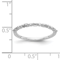 14k White Gold Fancy Diamond Band-RM4308
