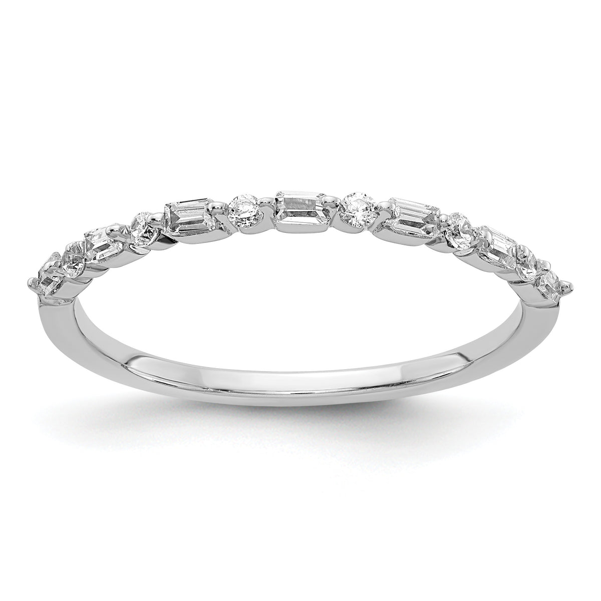 14k White Gold Fancy Diamond Band-RM4308-015-WA
