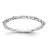 14k White Gold Fancy Diamond Band-RM4308