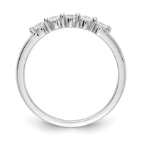 14k White Gold 5-stone Diamond Ring-RM4310