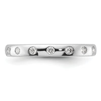 14k White Gold 7-stone Diamond Band-RM4335